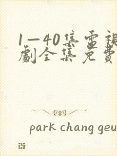 1—40集电视剧全集免费观看