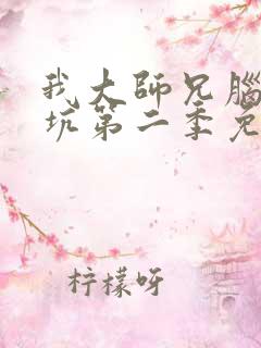 我大师兄脑子有坑第二季免费观看全集