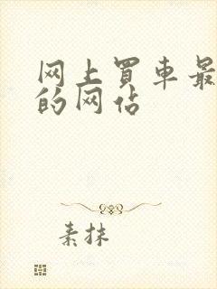 网上买车最靠谱的网站