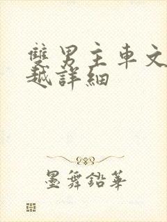 双男主车文漫画越详细