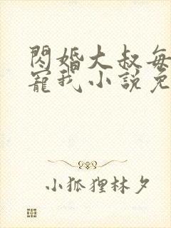 闪婚大叔每天狂宠我小说免费阅读