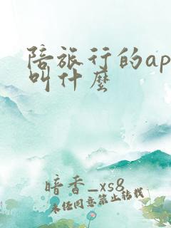 陪旅行的app叫什么