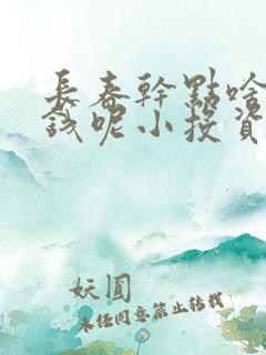 长春干点啥能挣钱呢小投资