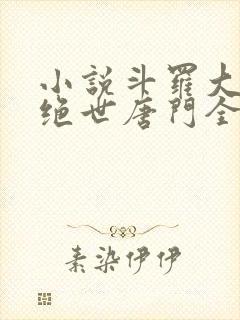 小说斗罗大陆2绝世唐门全文