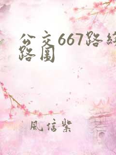 公交667路线路图