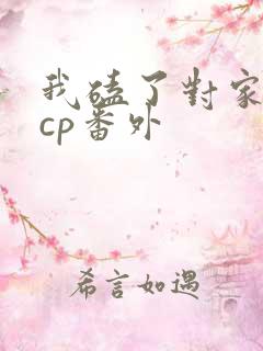 我磕了对家x我cp番外