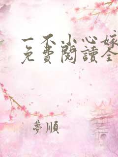 一不小心嫁总裁免费阅读全文