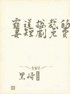 霸道总裁的小娇妻短剧免费观看全集