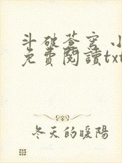 斗破苍穹 小说免费阅读txt下载