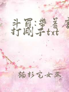 斗罗:带着唐三打刚子txt