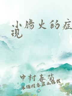 小肠火的症状表现