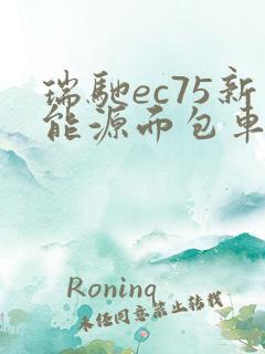 瑞驰ec75新能源面包车