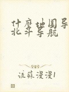 什么地图导航是北斗导航