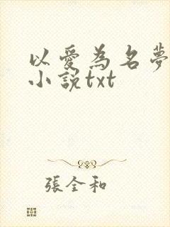 以爱为名梦筱二小说txt