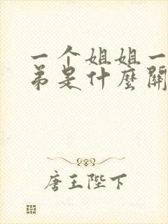 一个姐姐一个弟弟是什么关系