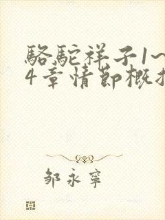 骆驼祥子1~24章情节概括