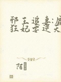 邪王追妻:废材狂妃要逆天 苏