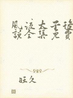 风流太子后宫小说全集免费阅读