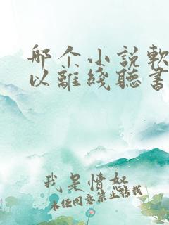 哪个小说软件可以离线听书