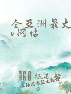 全亚洲最大的av网站