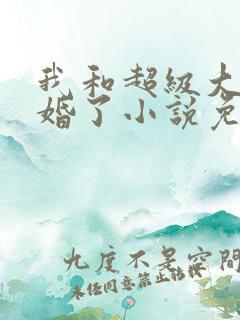我和超级大佬隐婚了小说免费看