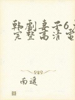 韩剧妻子6免费完整高清电视剧在线看中文