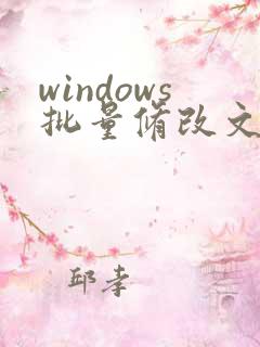 windows批量修改文件后缀名