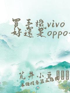 买手机vivo好还是oppo好