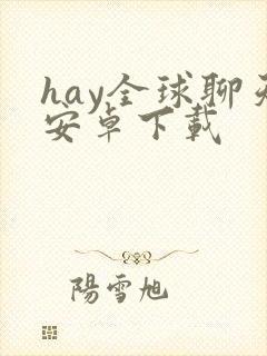 hay全球聊天安卓下载