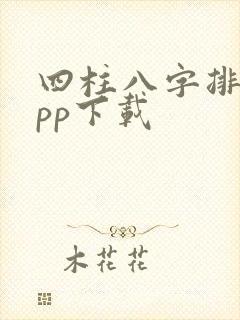 四柱八字排盘app下载