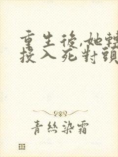 重生后,她转身投入死对头怀抱小说