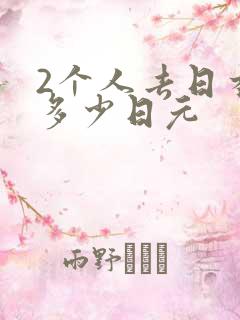 2个人去日本带多少日元