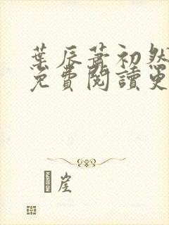 叶辰萧初然小说免费阅读更新快