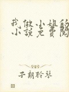 我做小姐的经历小说免费阅读