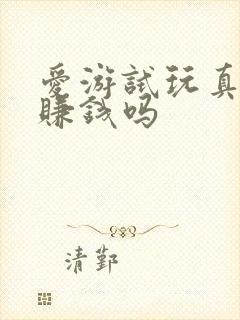 爱游试玩真的能赚钱吗