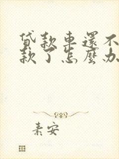 贷款车还不上贷款了怎么办