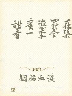 甜蜜惩罚在线观看一季全集免费