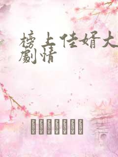 榜上佳婿大结局剧情