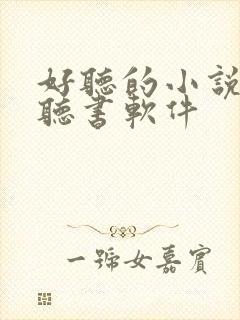 好听的小说免费听书软件