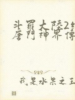 斗罗大陆2绝世唐门神界传说