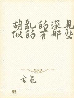 胡乱的深见君相似的有哪些