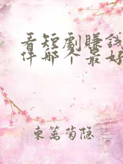 看短剧赚钱的软件哪个最好