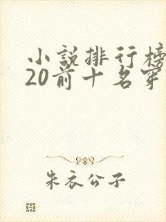 小说排行榜2020前十名穿越完结