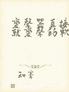 变声器直接说话就变声的软件