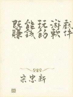 既能玩游戏也能赚钱的软件