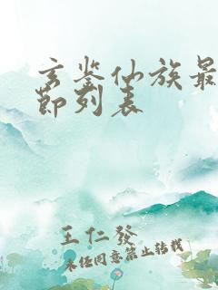 玄鉴仙族最新章节列表