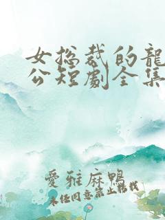 女总裁的龙皇老公短剧全集免费播放