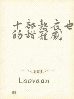 十部熬夜也要看的甜宠剧