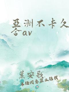 亚洲不卡久久综合av