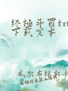 终极斗罗txt下载完本